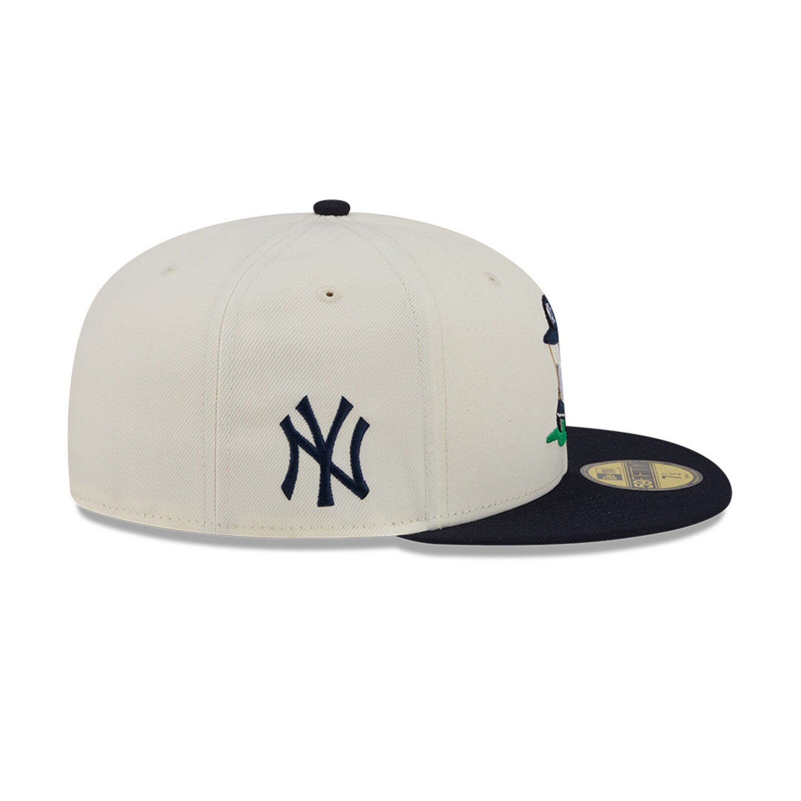 남성용 New York Yankees 크림/네이비 Bullpen Cart 59FIFTY 피티드 모자 상세 이미지 7