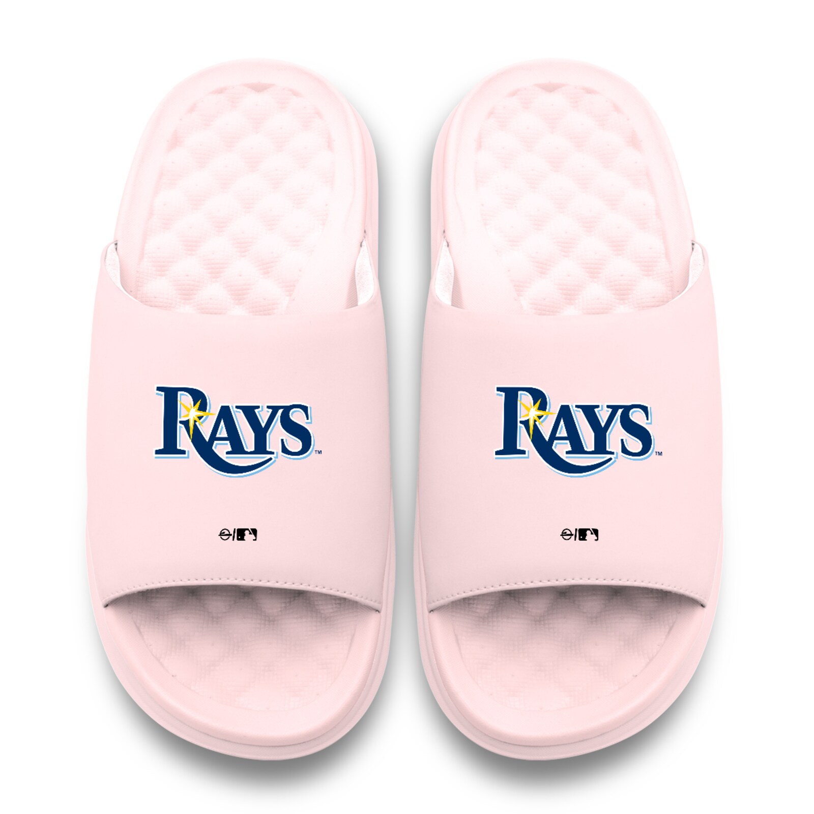 남녀공용 Tampa Bay Rays ISlide 핑크 프라이머리 모티브 슬라이드 샌들 상세 이미지 3
