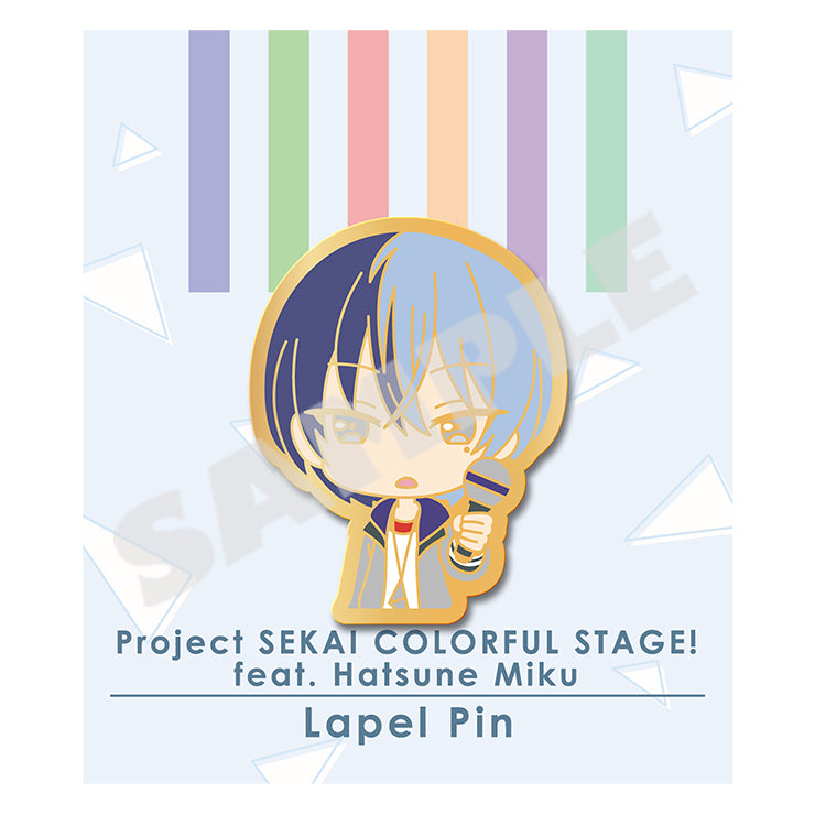 (굿즈 - 배지) Hatsune Miku: Colorful Stage! 핀 배지 Vol.2 아오야기 토우야 상세 이미지 2