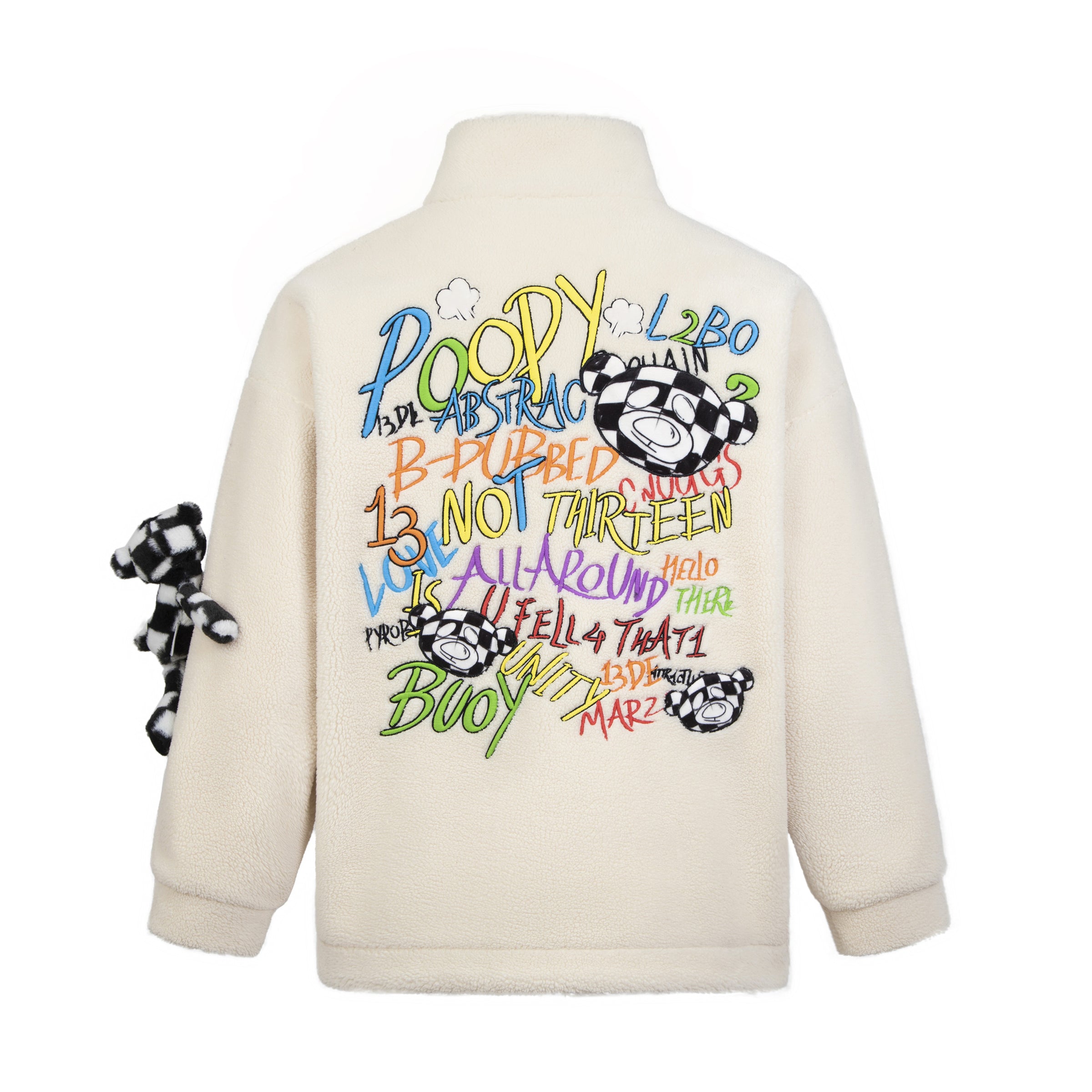 Graffiti Street Slang Bear 코트 상세 이미지 2