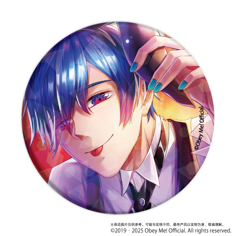 (1BOX=7)(Goods - Badge) Obey Me! 홀로그램 버튼 배지 (65mm) 08 (공식 일러스트) 상세 이미지 8