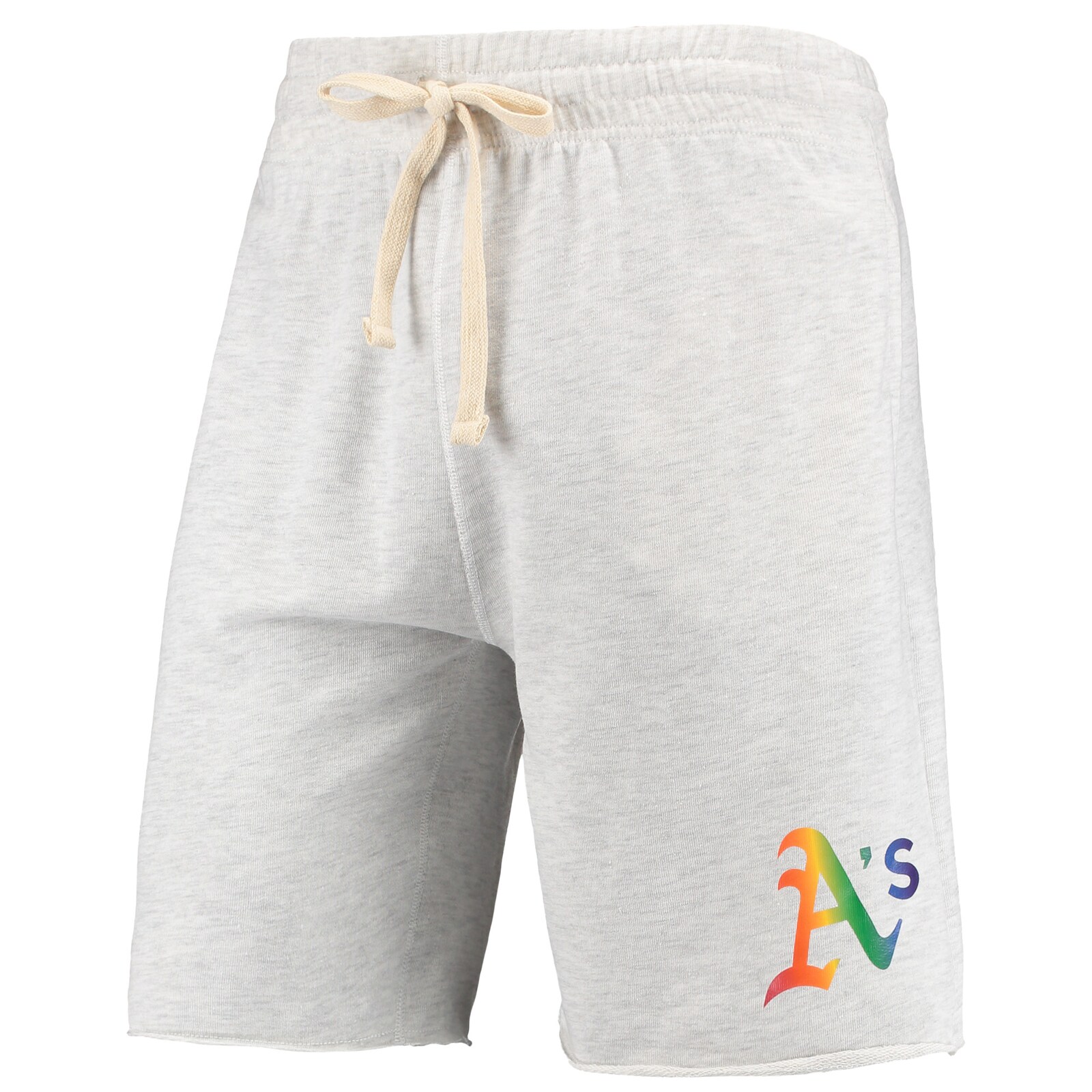 남성용 Athletics Concepts Sport 오트밀 Mainstream 로고 테리 트라이블렌드 반바지 상세 이미지 3