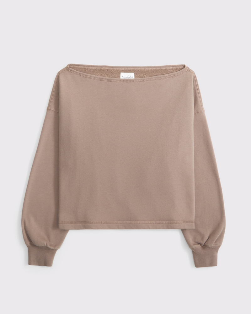 Sunday Terry Off-The-Shoulder Top 상세 이미지 6