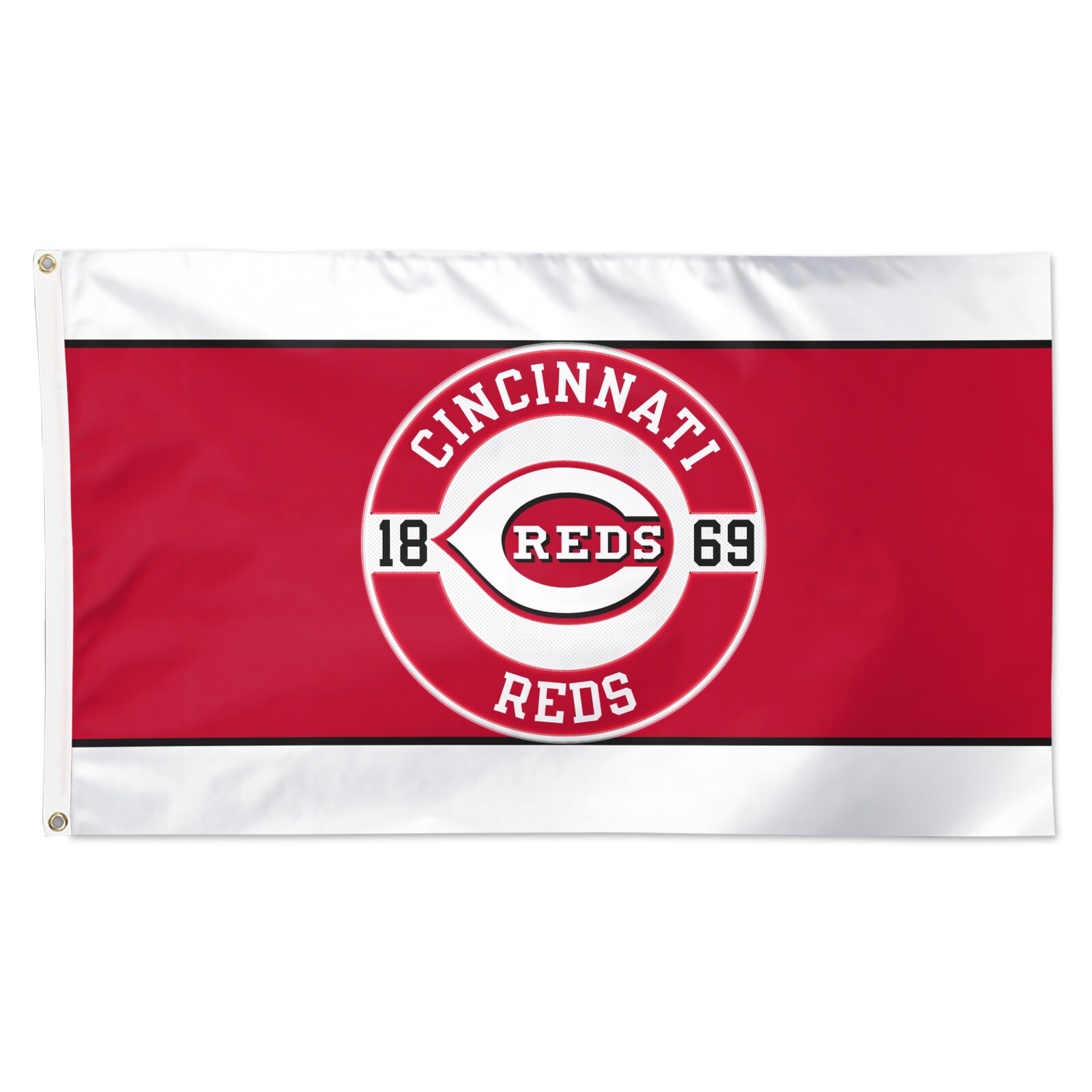 Cincinnati Reds WinCraft 3' x 5' 아플리케 깃발 상세 이미지 2