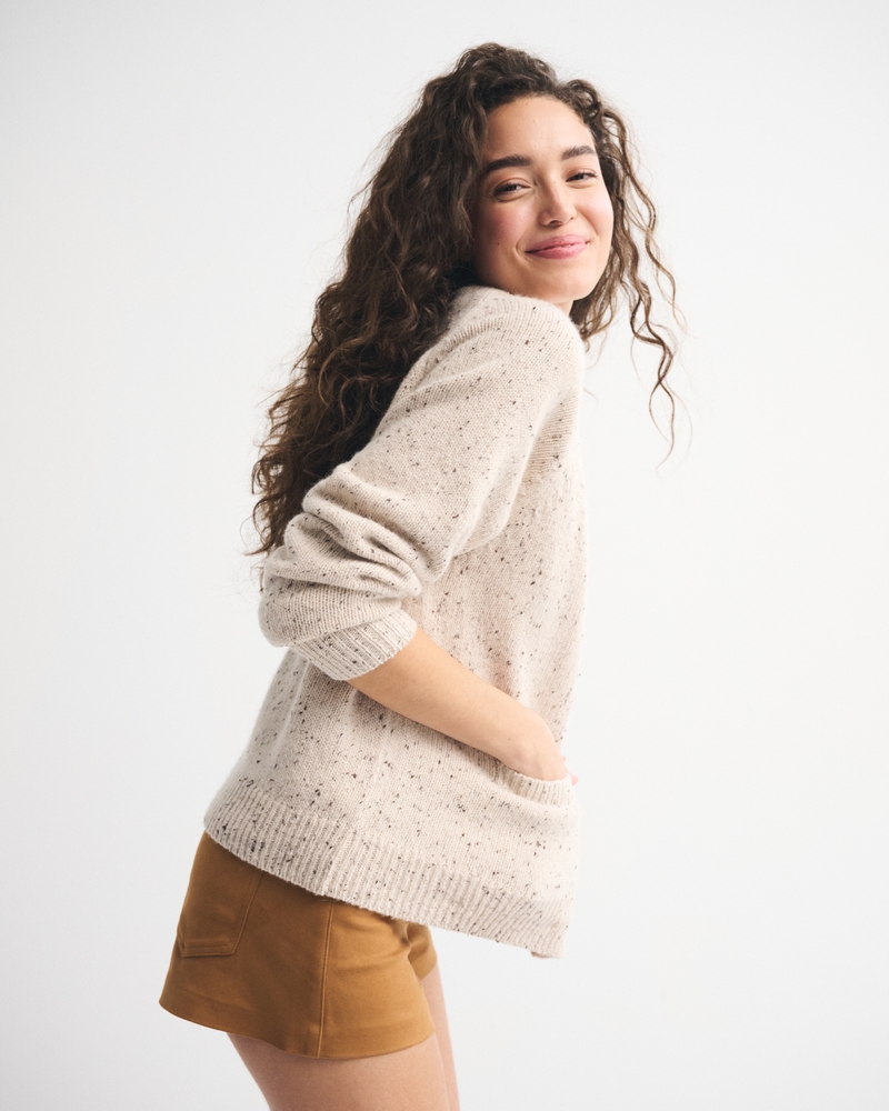 Dad V-Neck Cardigan 상세 이미지 4