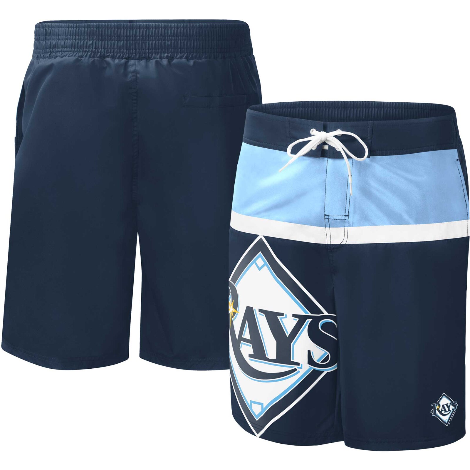 남성용 Tampa Bay Rays 네이비 Sea Wind 수영 반바지