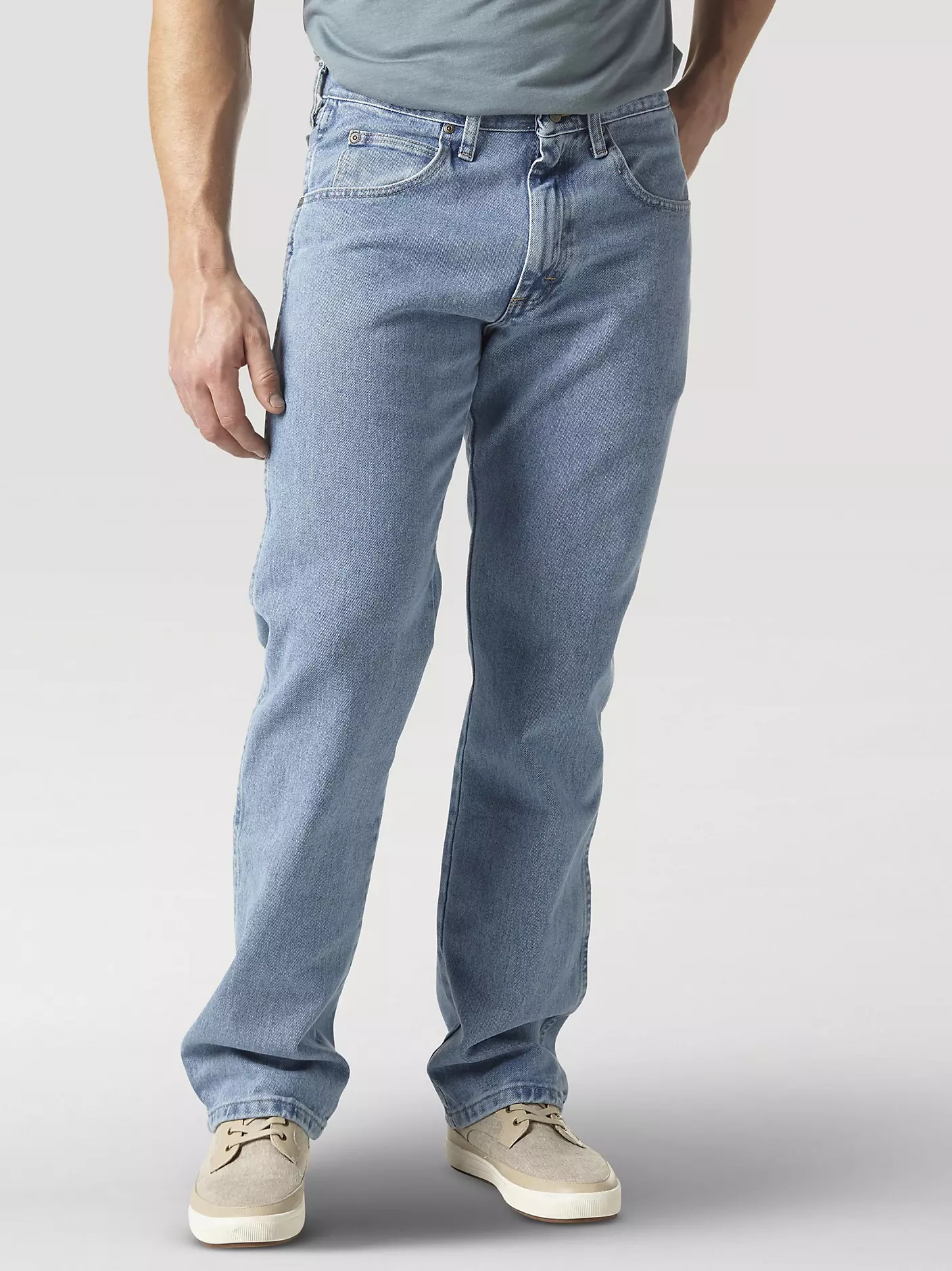 Rugged Wear® 빈티지 인디고 여유 핏 진 상세 이미지 2