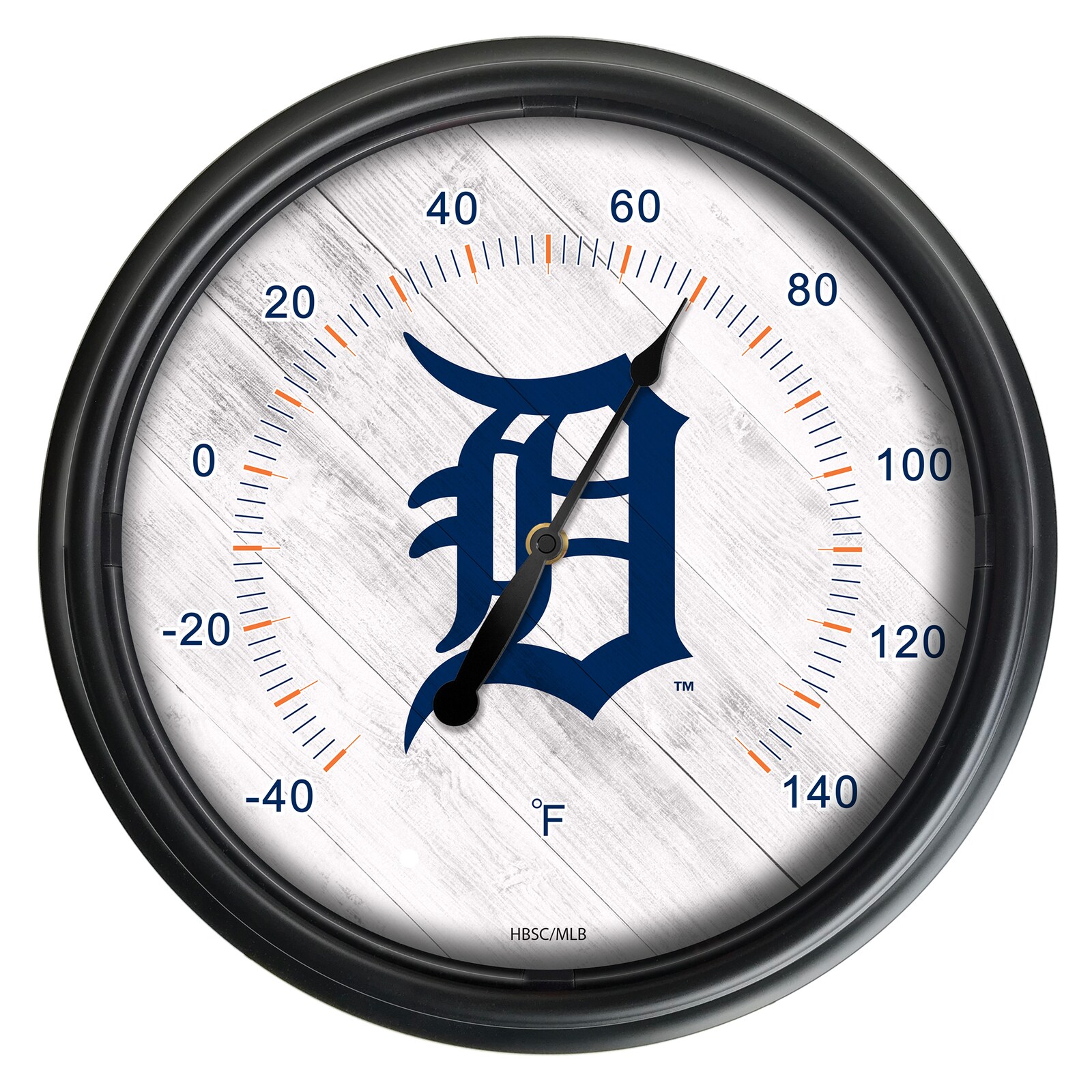 Detroit Tigers 블랙 실내외 겸용 LED 온도계 상세 이미지 2