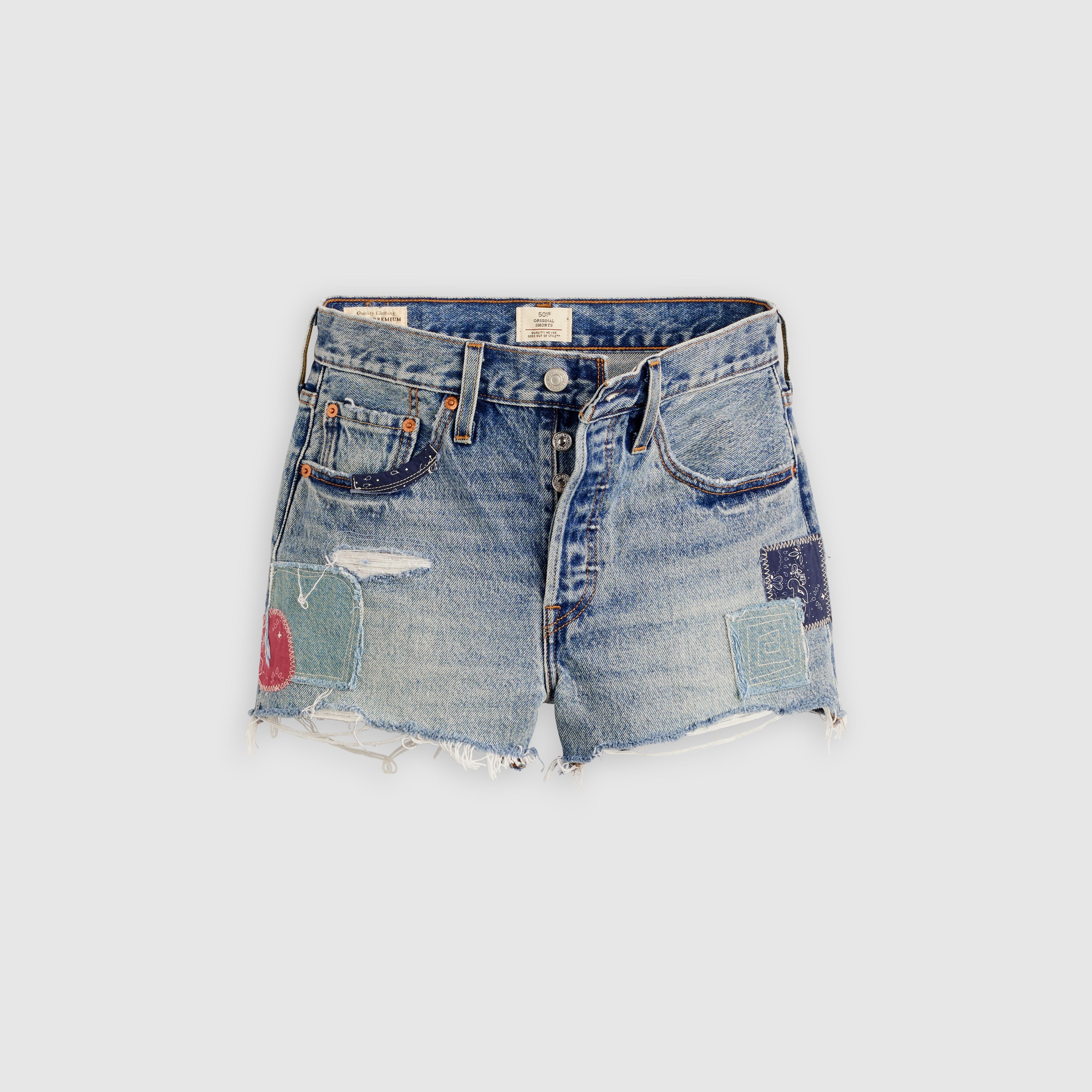 501® 오리지널 핏 하이라이즈 여성용 반바지 상세 이미지 6