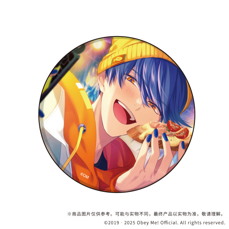 (1BOX=7)(Goods - Badge) Obey Me! Nightbringer 버튼 배지 09 (공식 일러스트) 상세 이미지 4