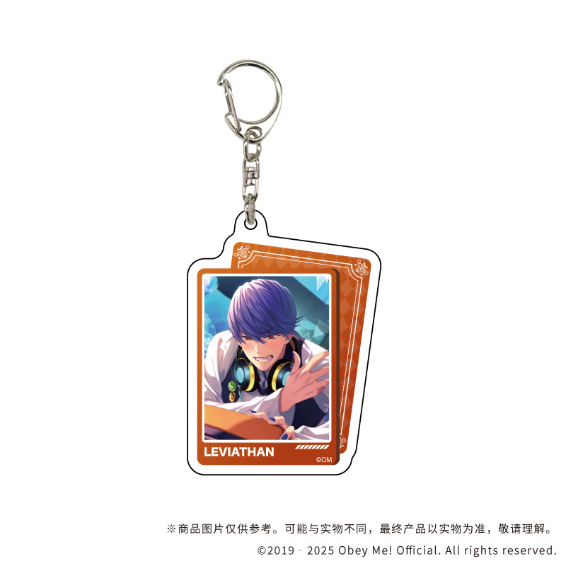 (1BOX=7)(Goods - Keychain) Obey Me! Nightbringer 아크릴 키링 12 (공식 일러스트) 상세 이미지 4