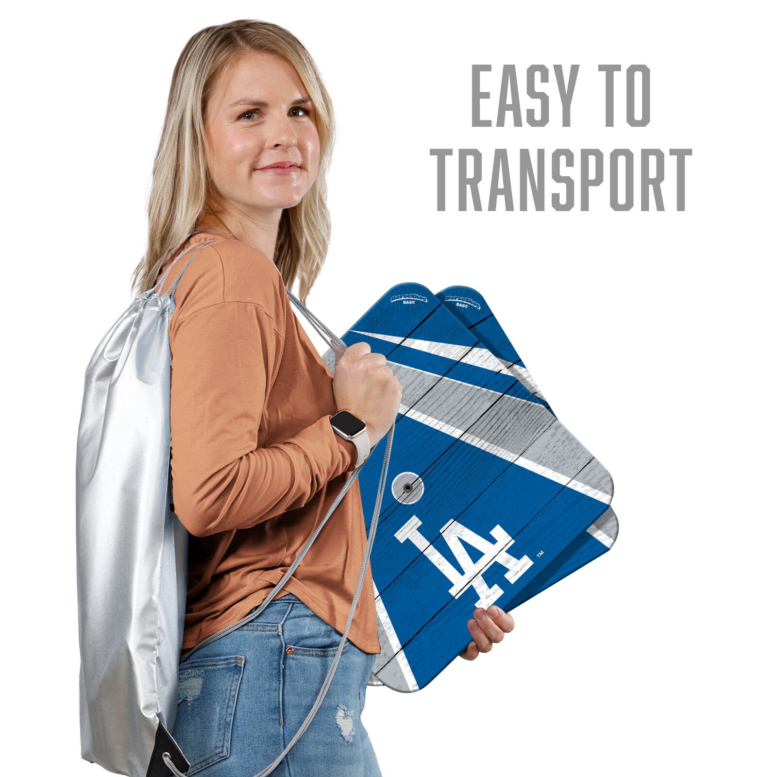 Los Angeles Dodgers IDNA 호스슈 백 게임 상세 이미지 6
