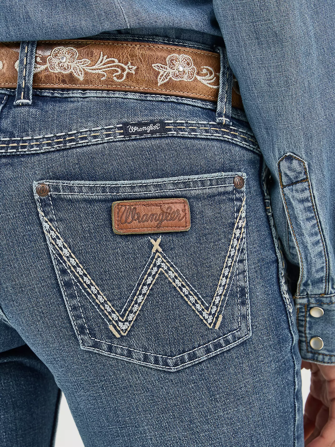 여성용 Wrangler® 레트로® 세이디 진즈 인 티파니 상세 이미지 6