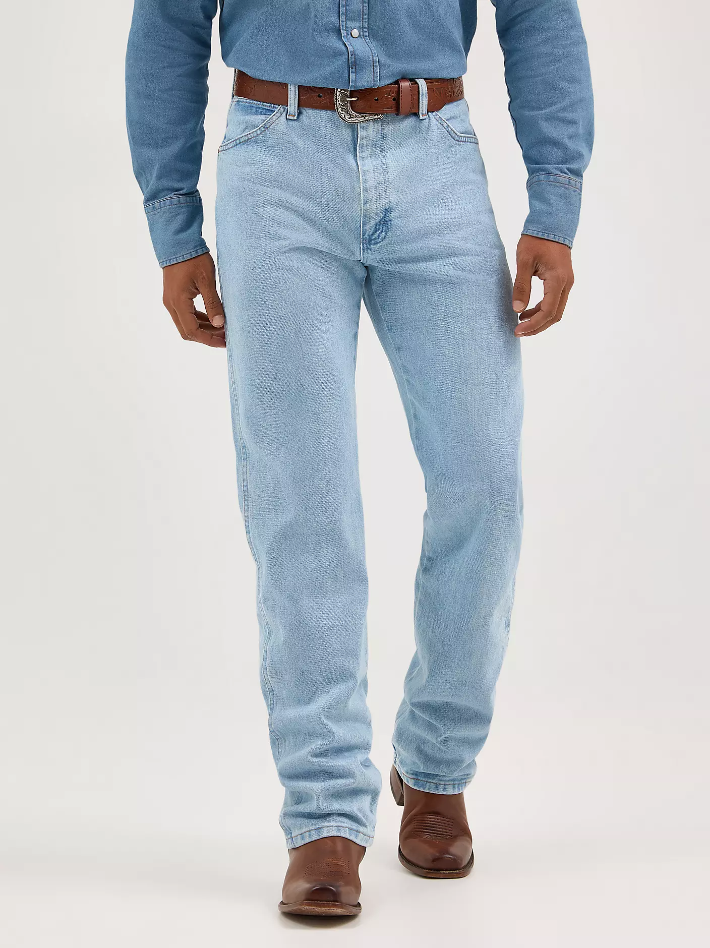 Cowboy Cut® 오리지널 핏 블리치 청바지 상세 이미지 5