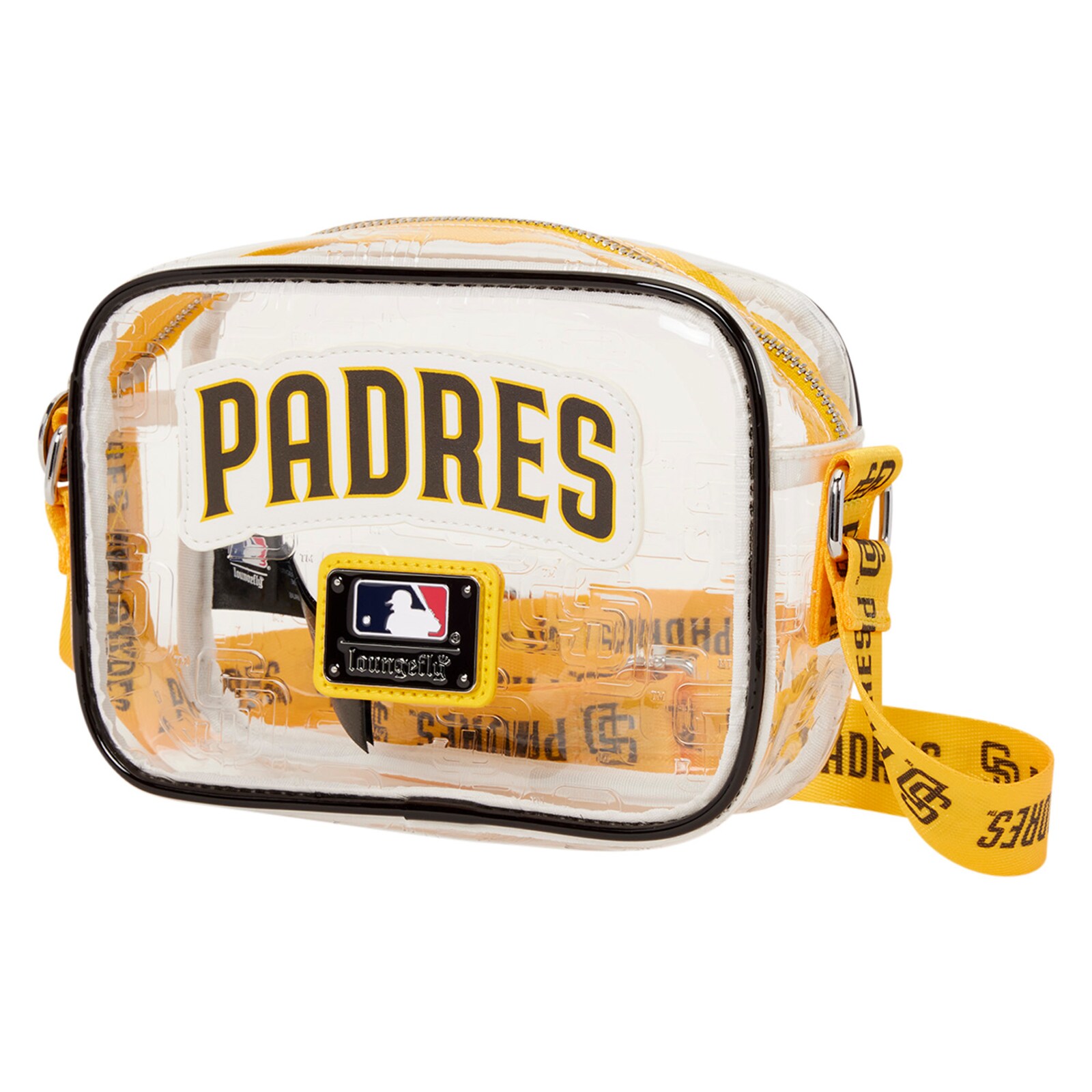 San Diego Padres Loungefly 투명 올오버 로고 크로스바디 백 상세 이미지 3