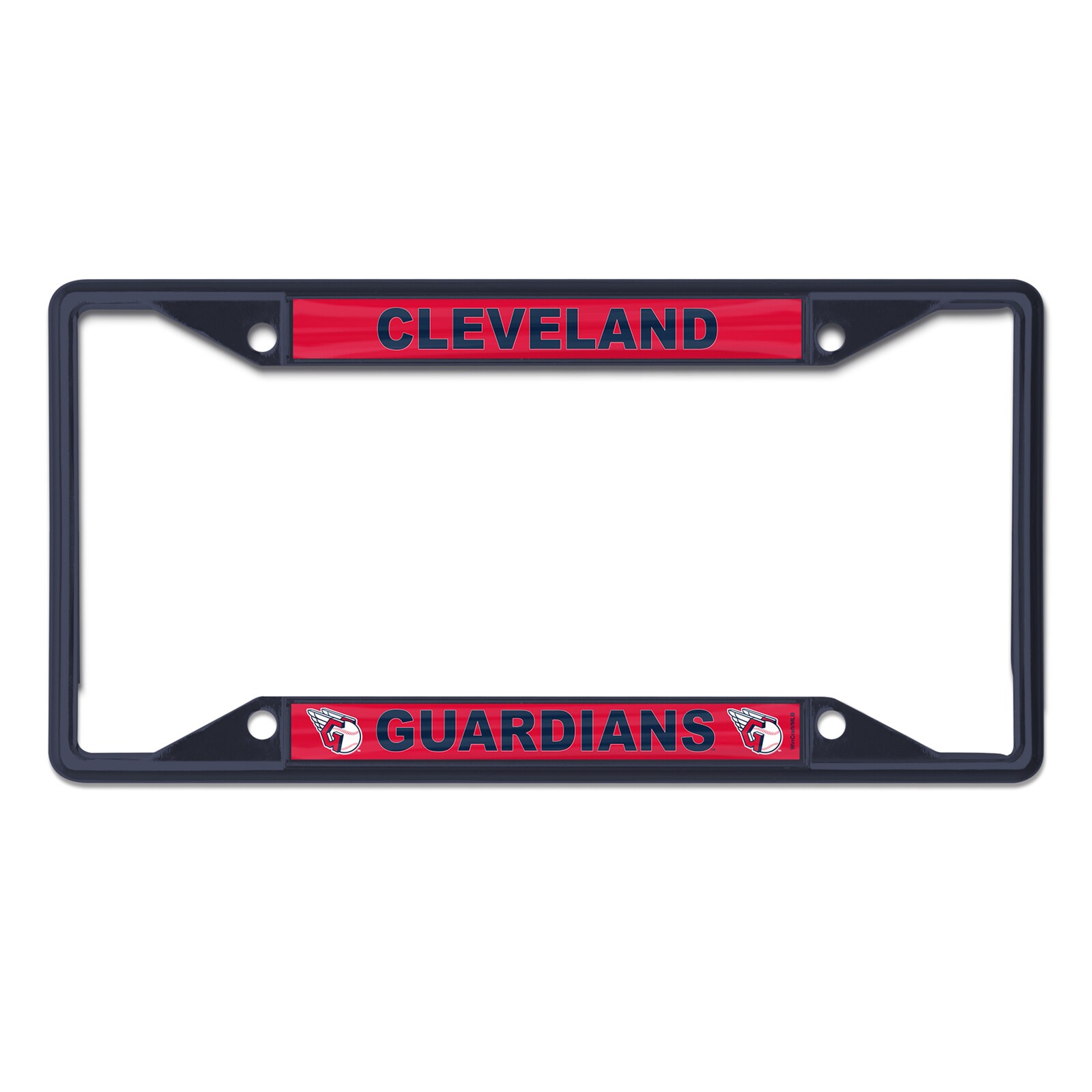 Cleveland Guardians WinCraft 크롬 컬러 번호판 프레임