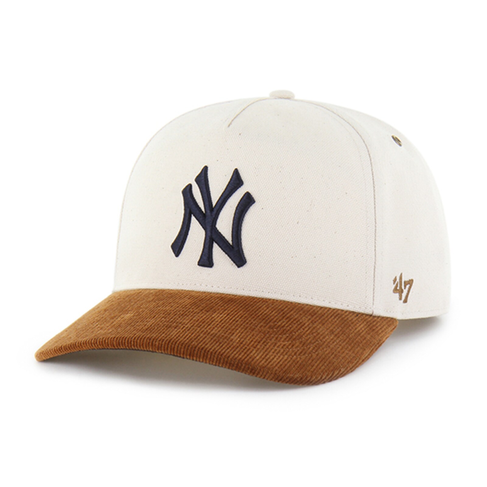 남성용 New York Yankees Carhartt x '47 내추럴/브라운 무염색 Relaxed Hitch 조절식 모자 상세 이미지 2