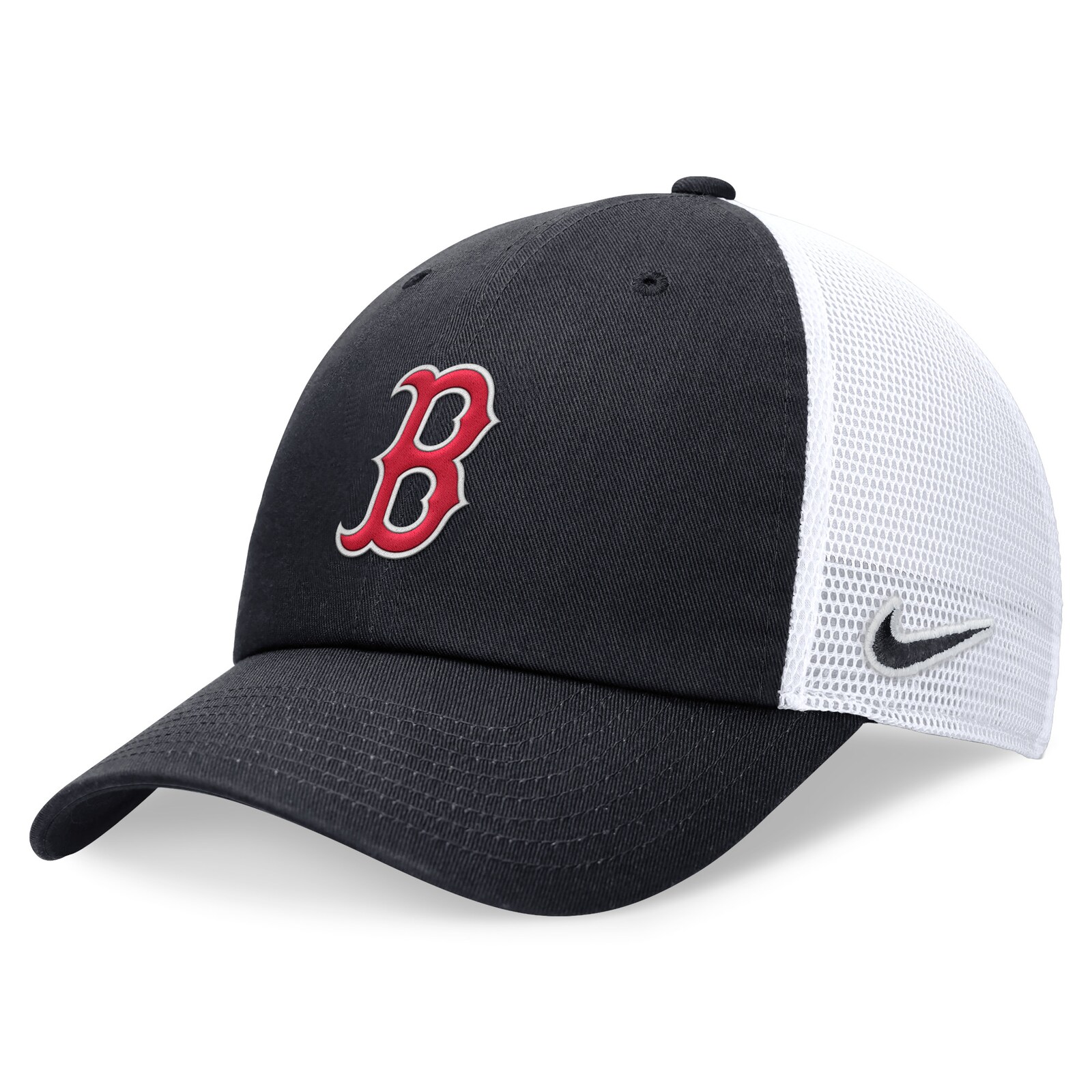 남성용 Boston Red Sox Nike 네이비 Club Trucker 조절식 모자 상세 이미지 2
