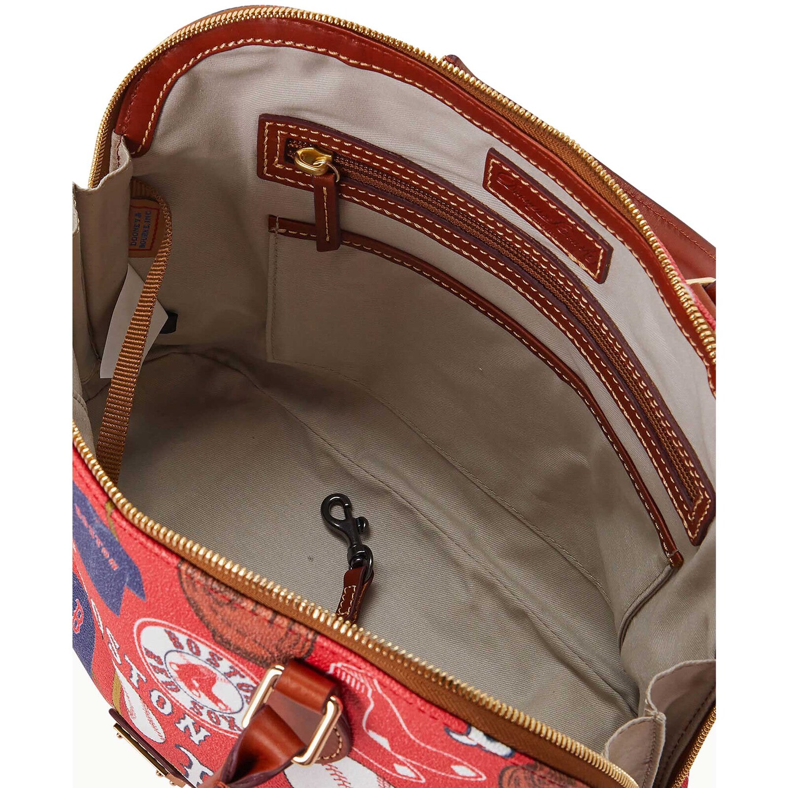 Boston Red Sox Dooney & Bourke Game Day Zip Zip 새첼 상세 이미지 4