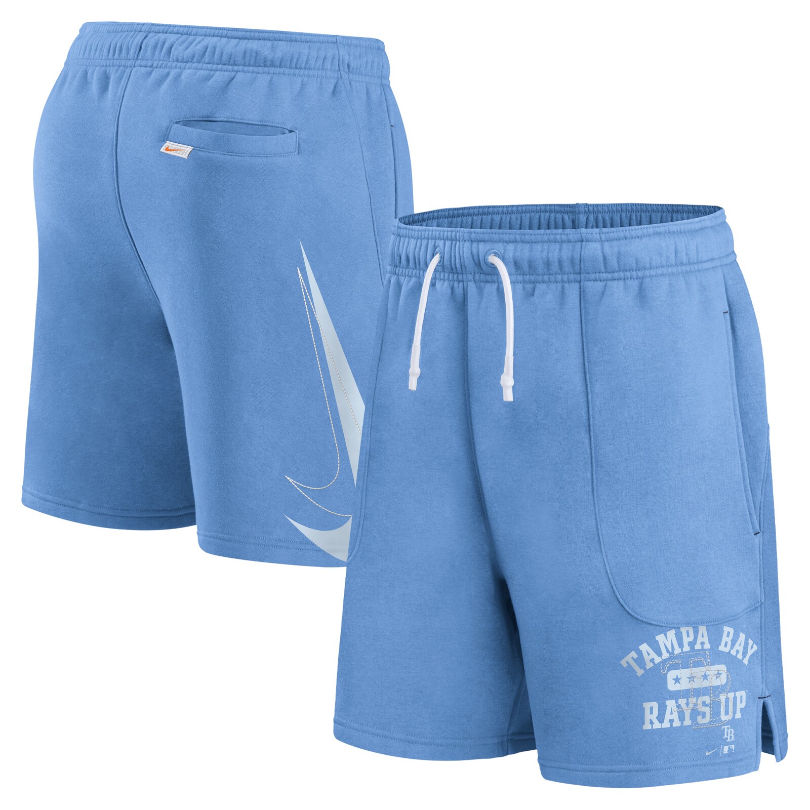 남성용 Tampa Bay Rays Nike 라이트 블루 Statement Ball Game 쇼츠 상세 이미지 2