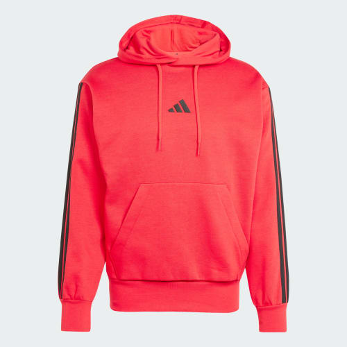 Essentials 3-Stripes Fleece Hoodie 상세 이미지 4