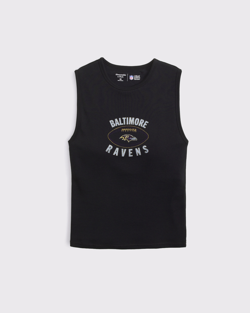 Baltimore Ravens Bra-Free Rib High-Neck Tank 상세 이미지 7