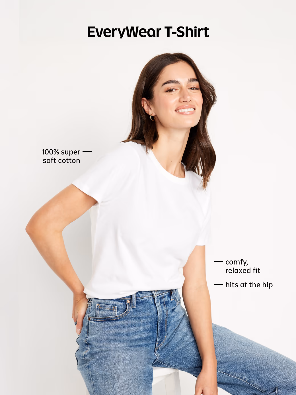 EveryWear 크루넥 티셔츠 상세 이미지 9