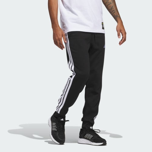 Essentials 3-Stripes Fleece Pants 상세 이미지 3