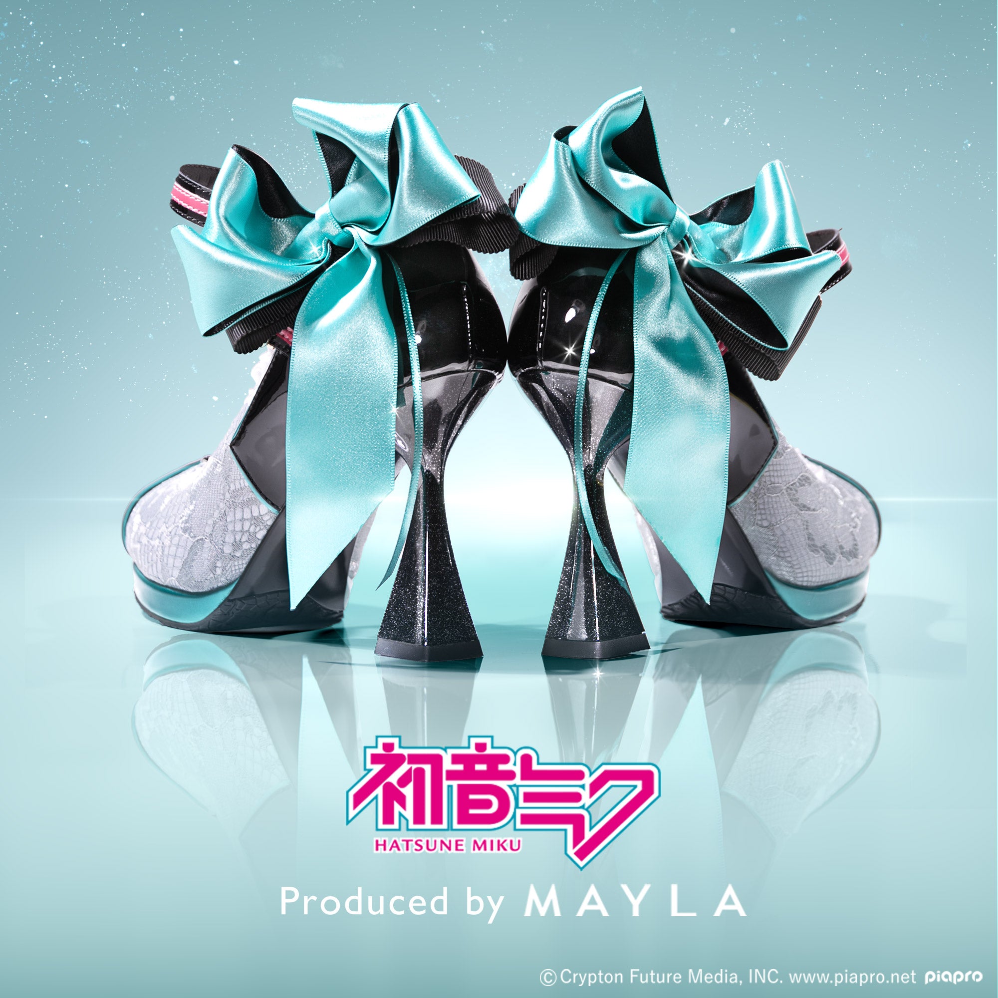 (Goods - Footwear) HATSUNE MIKU ICONIQUE 슈즈 오브제 펌프스