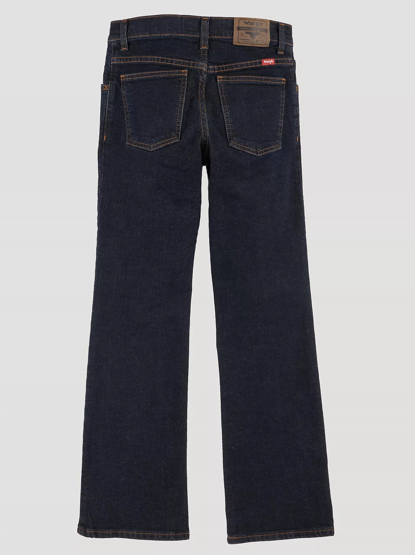 소년용 Wrangler® Five Star 플렉스 부츠컷 데님 팬츠 (8-16) 상세 이미지 8