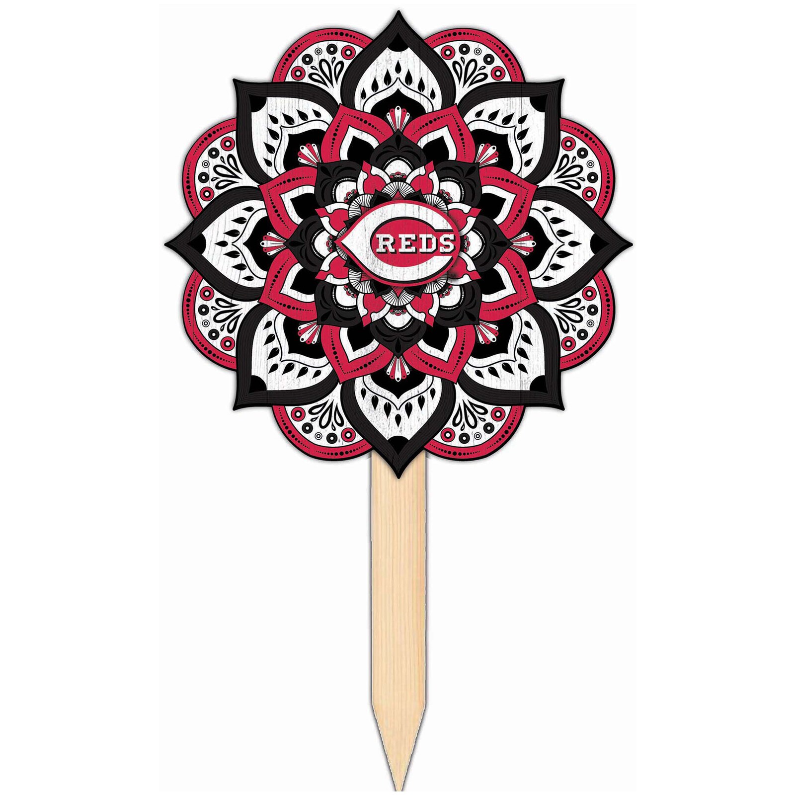 Cincinnati Reds 18'' x 12'' 만다라 야드 스테이크