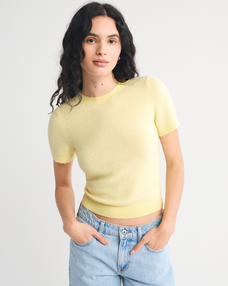 Merino Wool-Blend Sweater Tee 상세 이미지 3