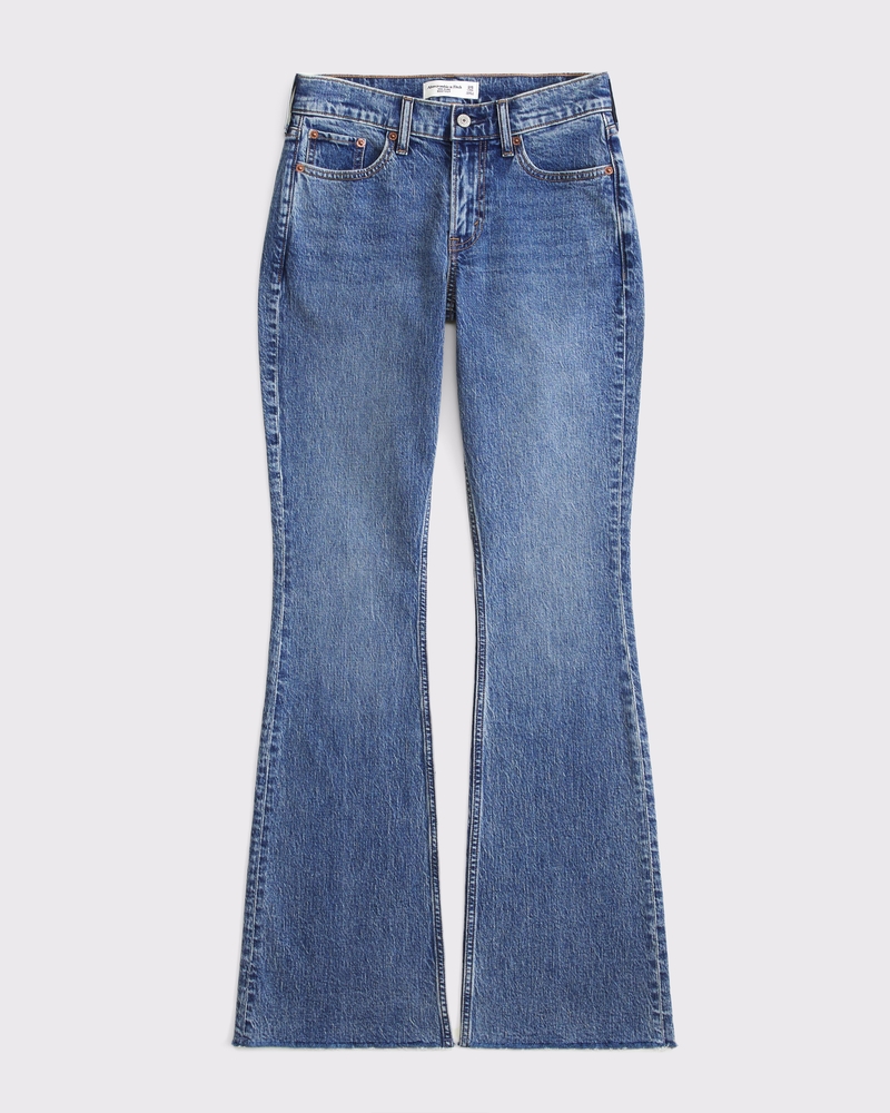 Mid Rise Bootcut Frayed Hem Jean 상세 이미지 8
