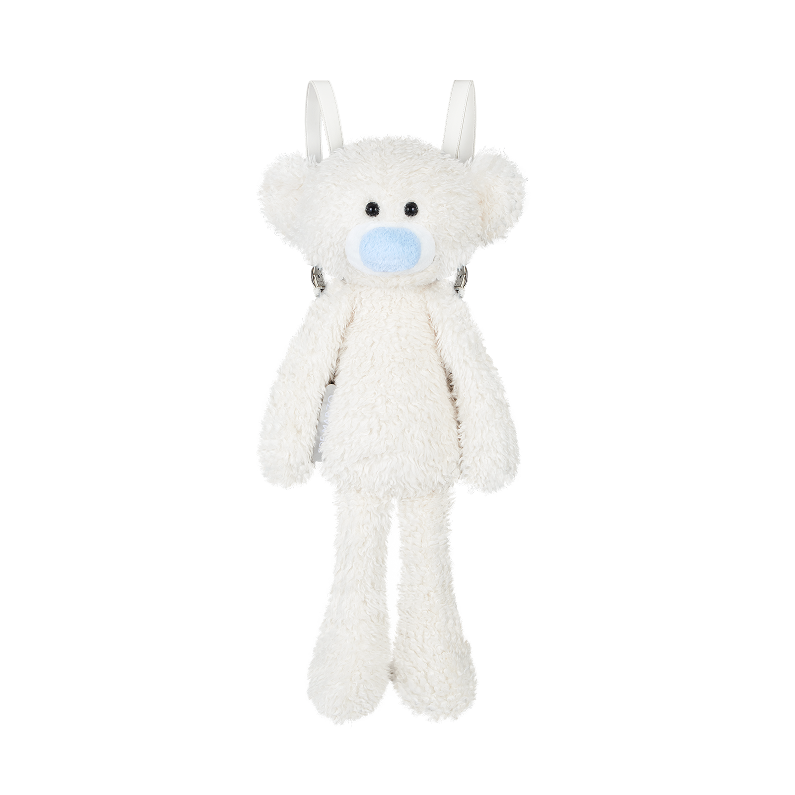 플러시 인형 백팩 화이트