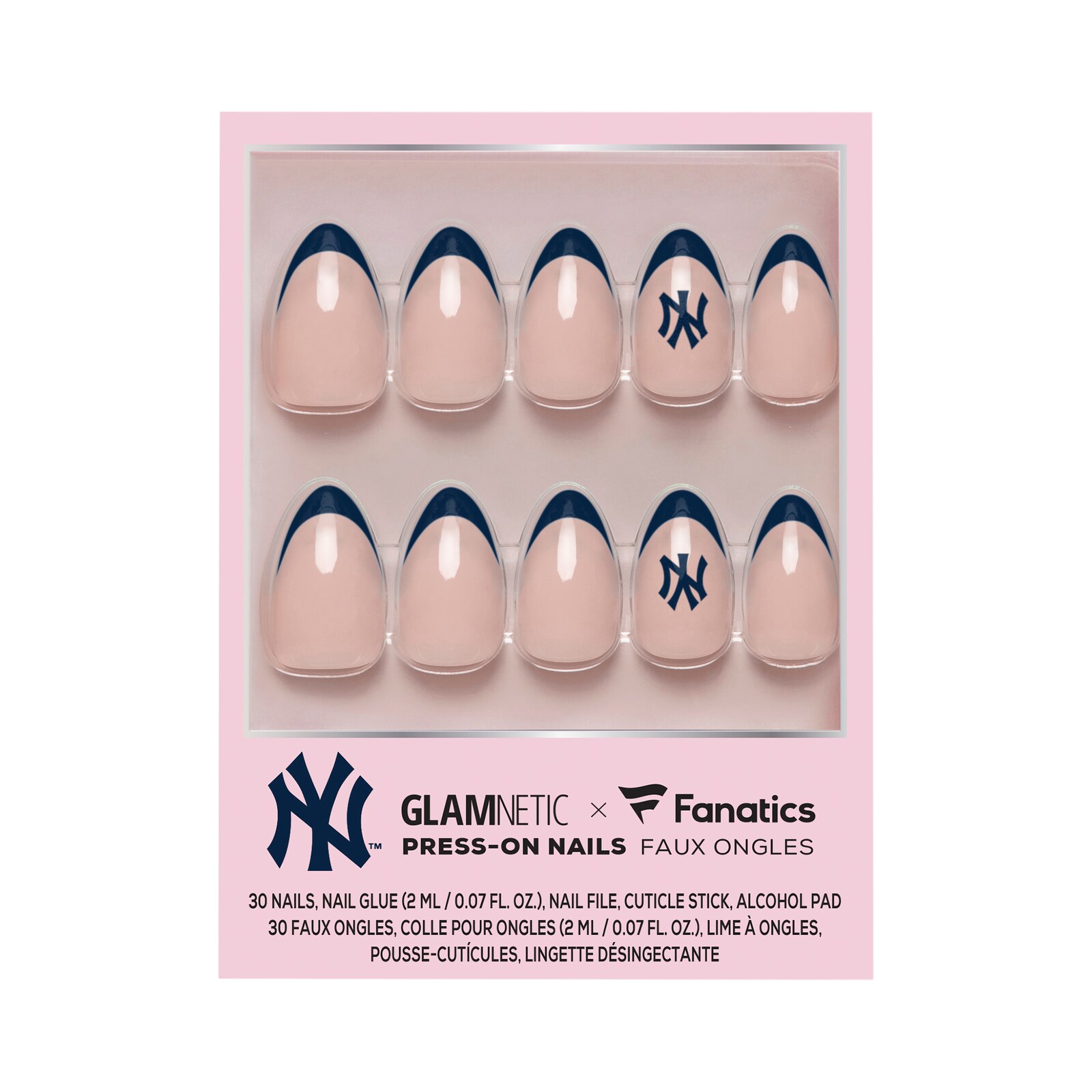 New York Yankees Glamnetic x Fanatics 네일 키트