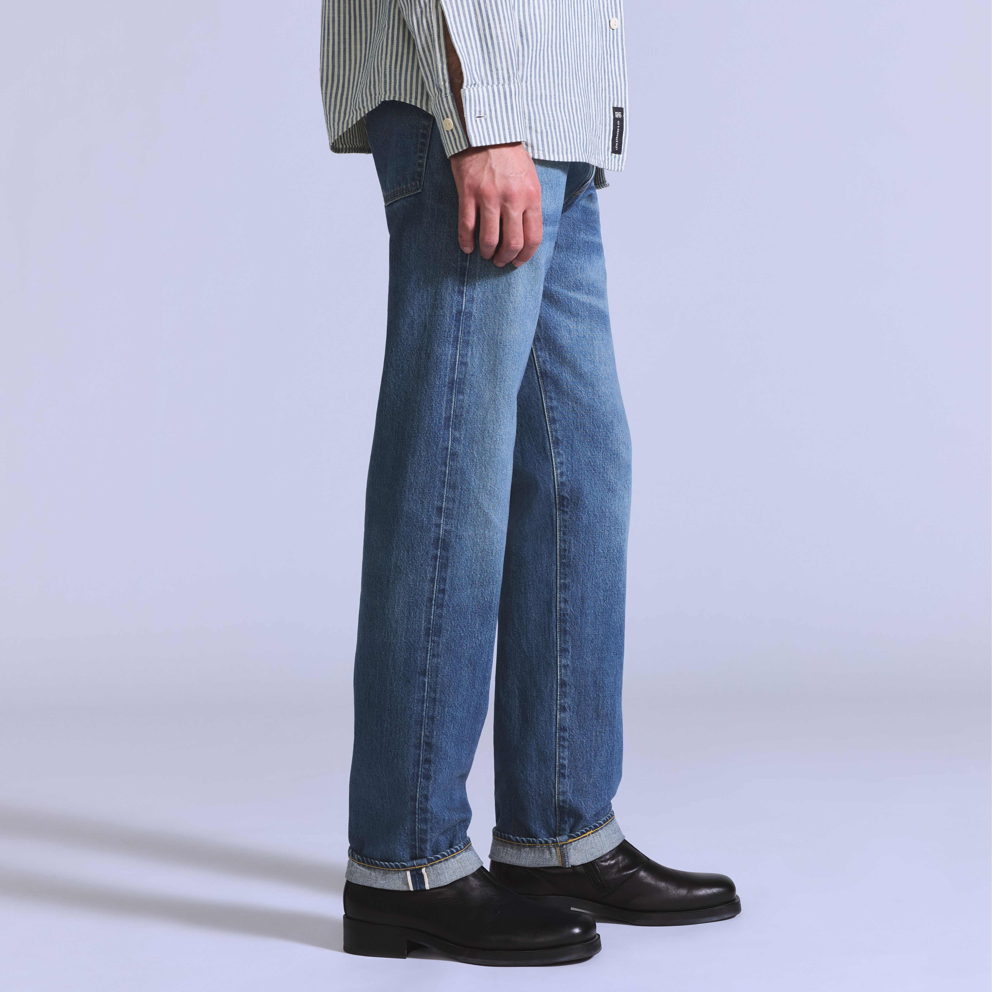1980년대 501® 오리지널 셀비지 남성용 청바지 상세 이미지 2