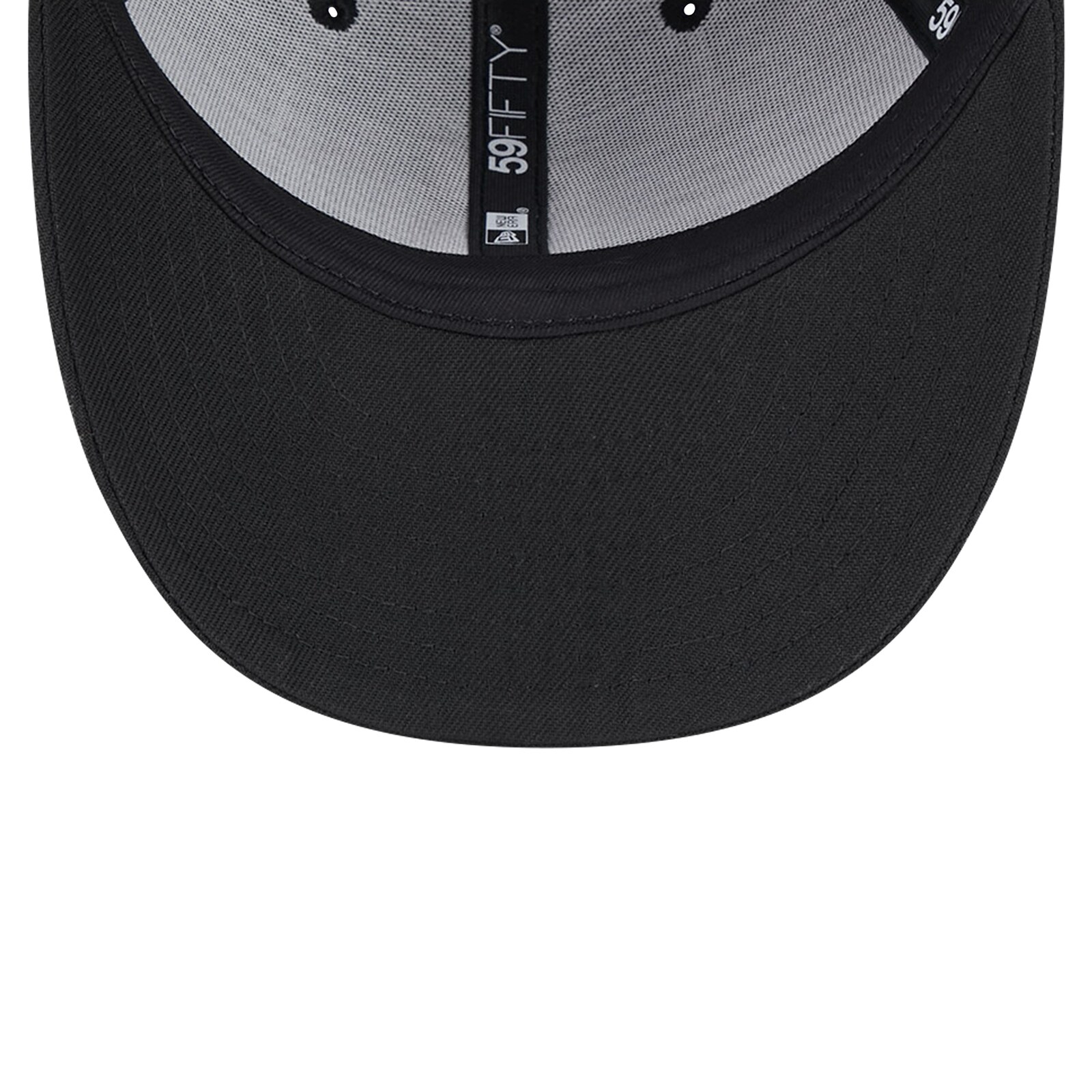 남성용 클리블랜드 가디언스 New Era 블랙 로우 프로파일 59FIFTY 피티드 모자 상세 이미지 6
