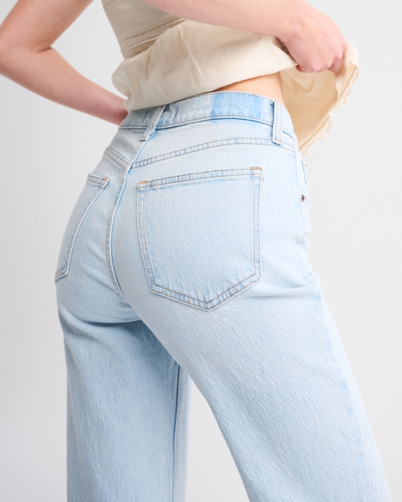 High Rise 90s Relaxed Raw Hem Jean 상세 이미지 8