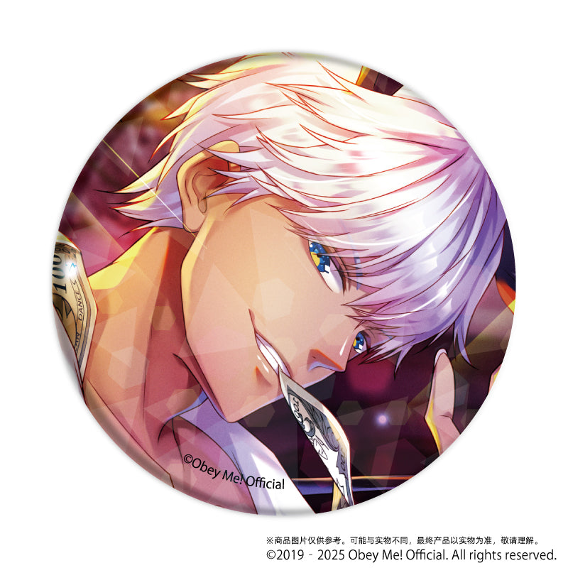 (1BOX=7)(Goods - Badge) Obey Me! 홀로그램 버튼 배지 (65mm) 08 (공식 일러스트) 상세 이미지 3