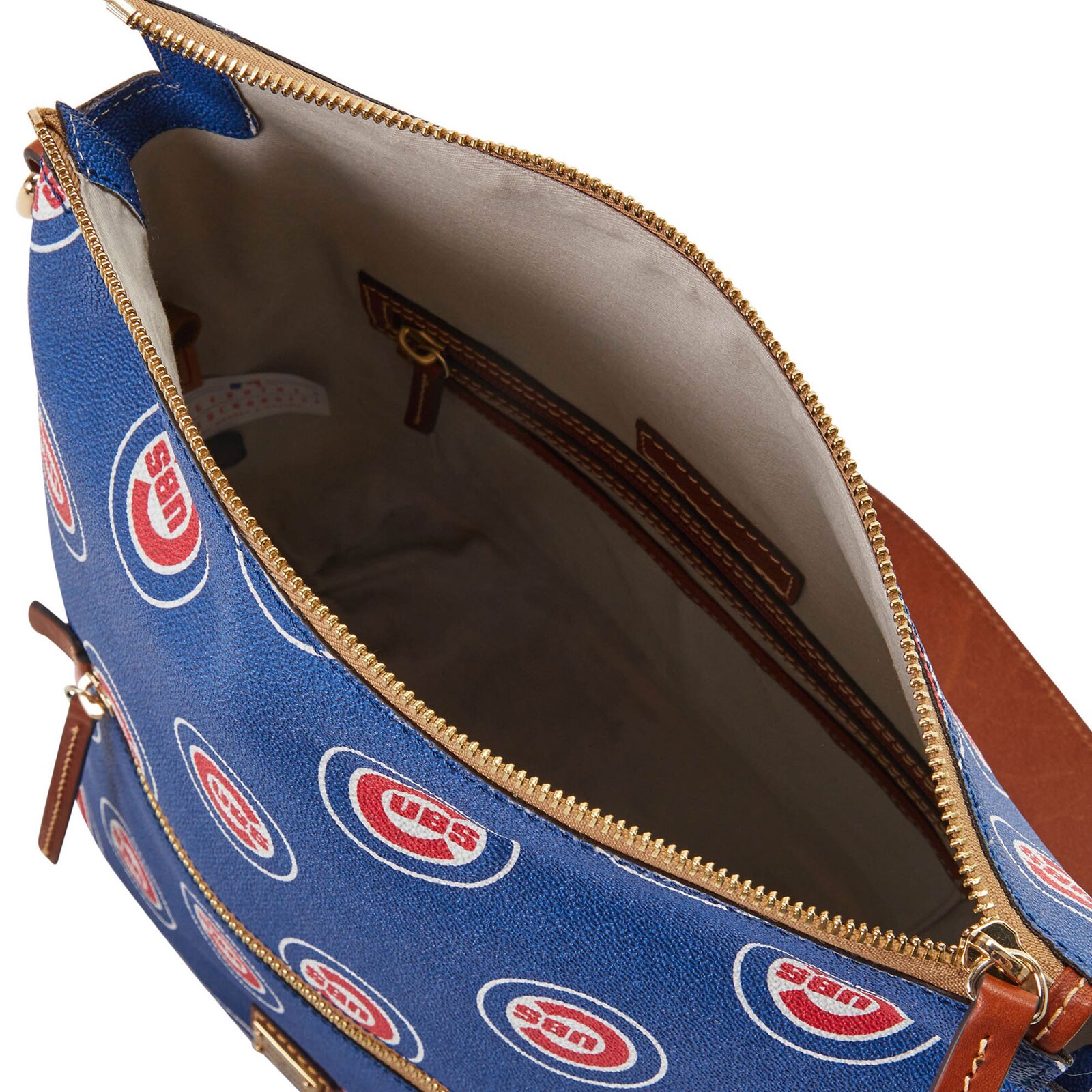 Chicago Cubs Dooney & Bourke Sporty Monogram 라지 가방 상세 이미지 4