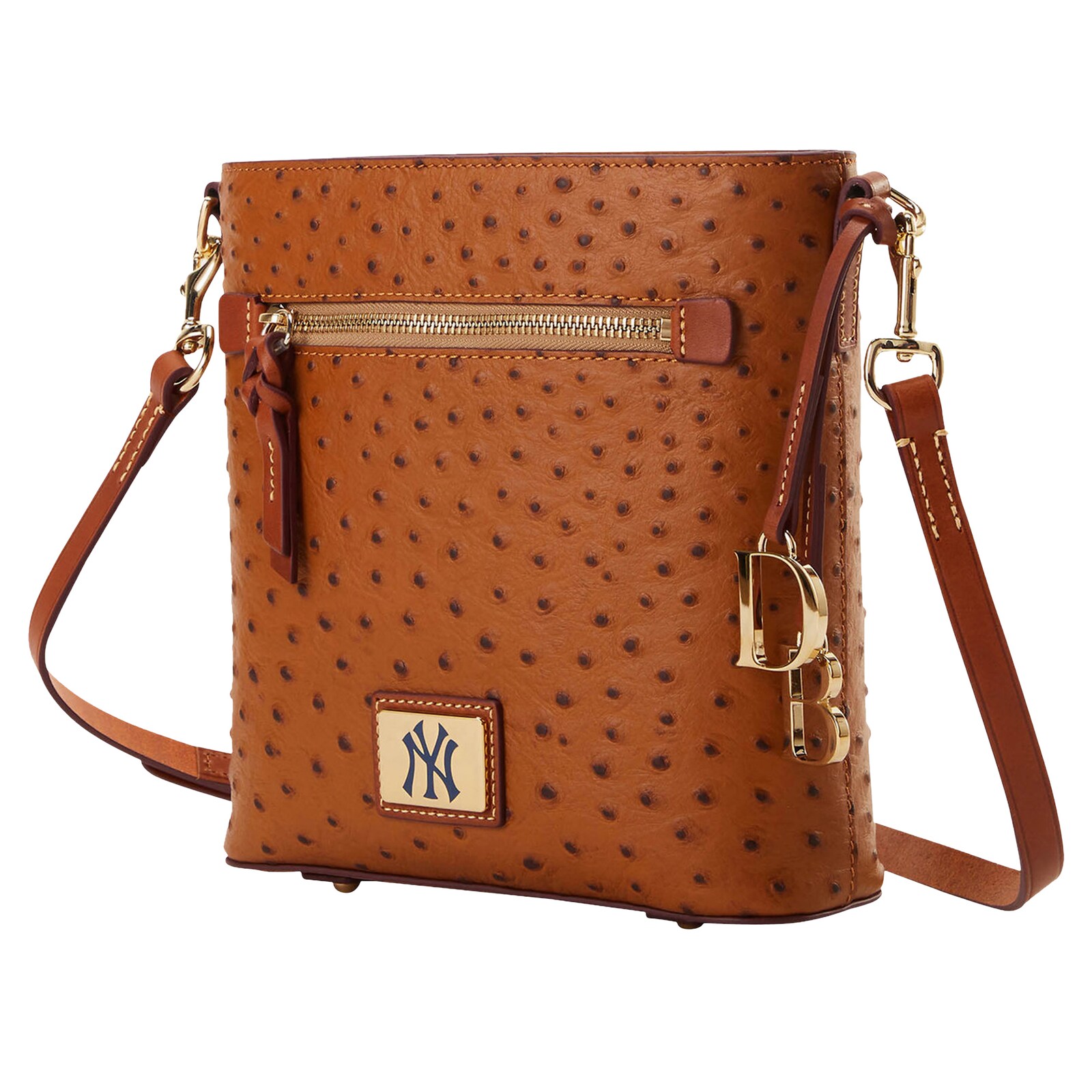 New York Yankees Dooney & Bourke 지퍼 크로스바디 가방 상세 이미지 3