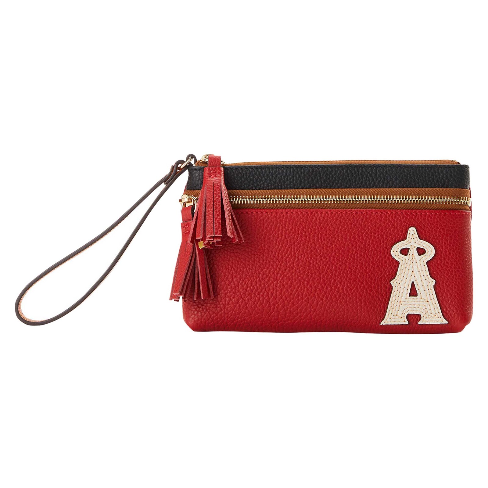 로스앤젤레스 에인절스 Dooney & Bourke Infield Double-Zip 손목지갑 상세 이미지 5