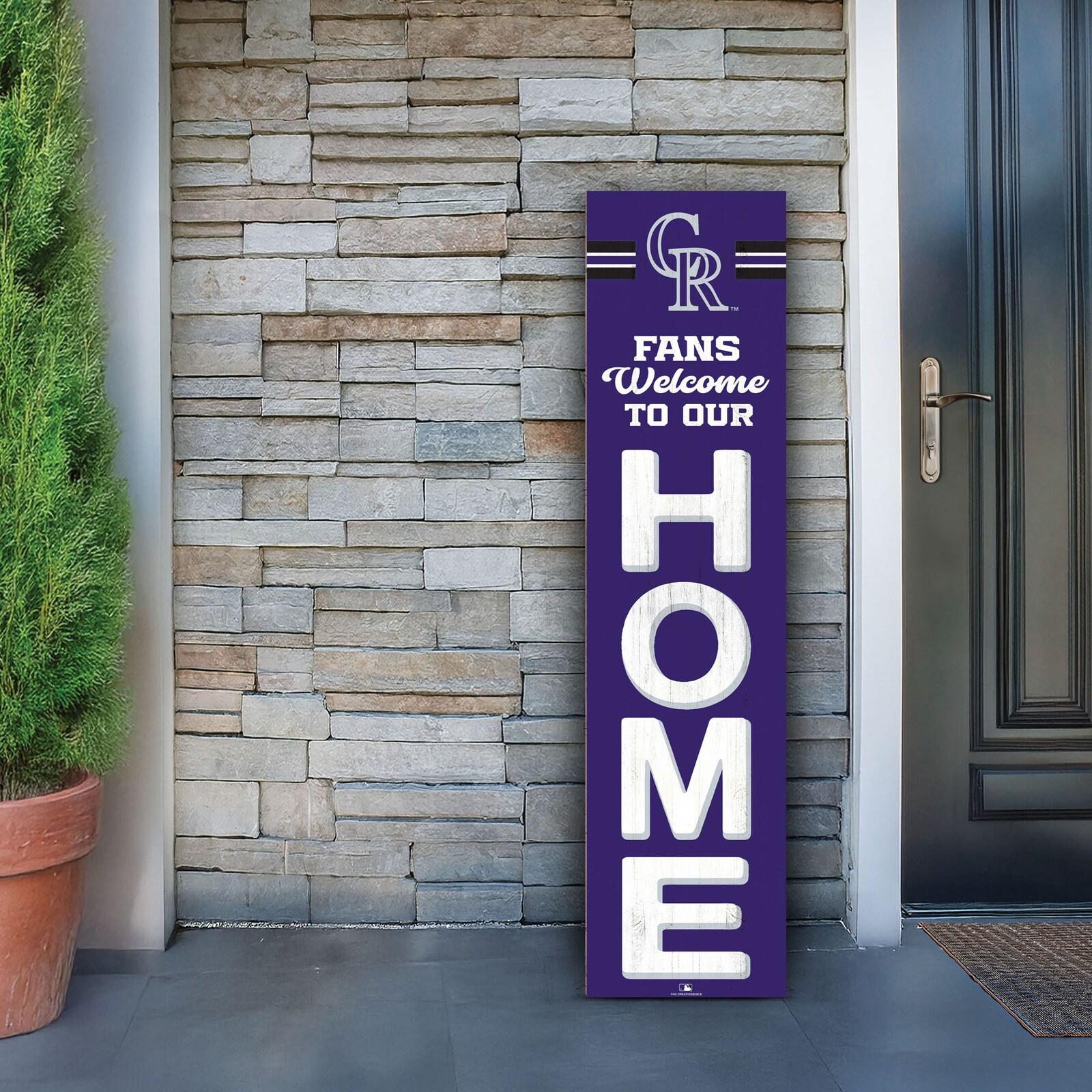 Colorado Rockies 48인치 우리 집에 오신 것을 환영합니다 리너 상세 이미지 3