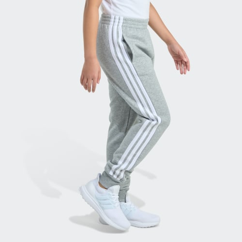 Elastic Waistband 3-Stripe Heather Fleece Jogger 상세 이미지 4