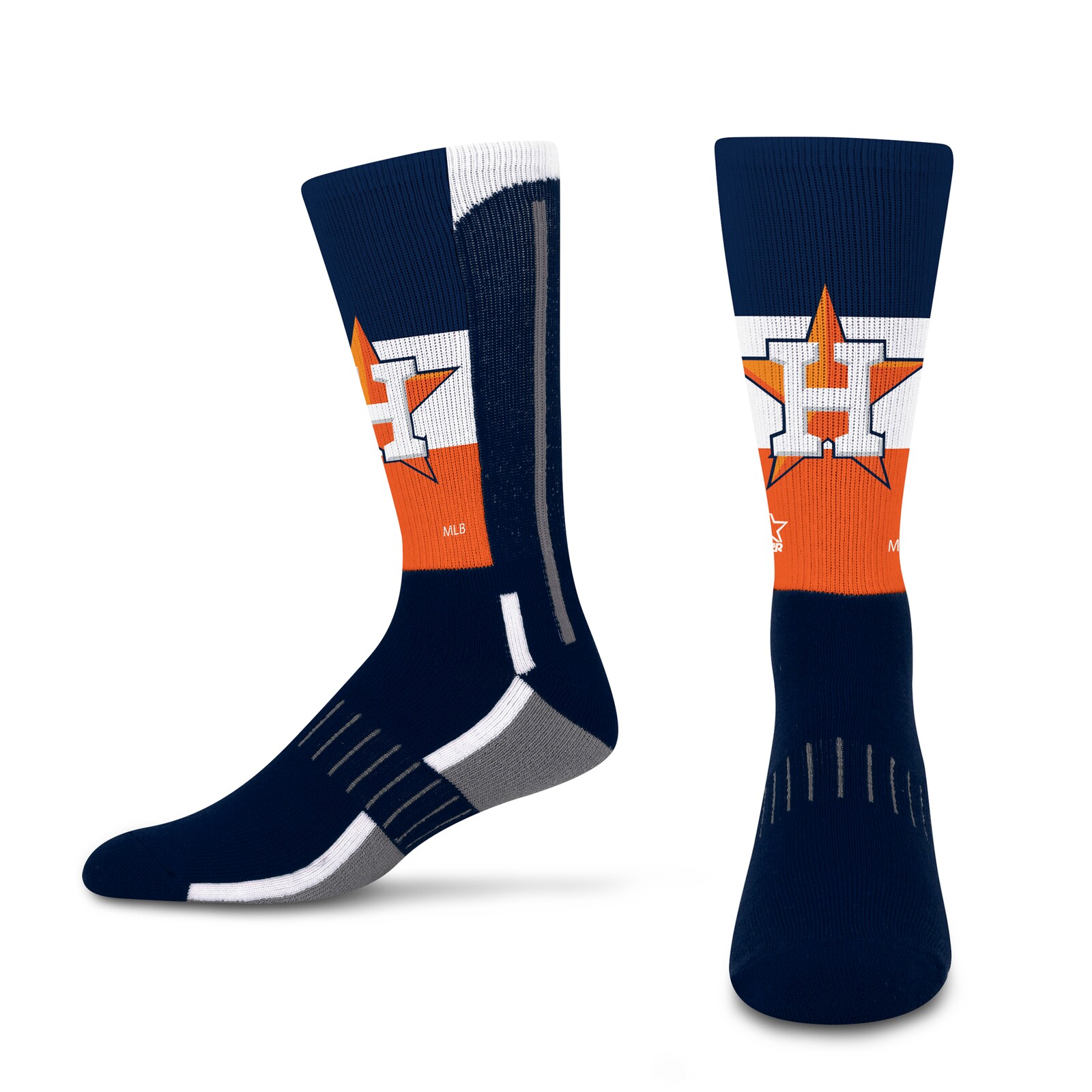 남녀공용 Houston Astros Starter Big Energy Neo 2팩 크루 양말 세트 상세 이미지 5