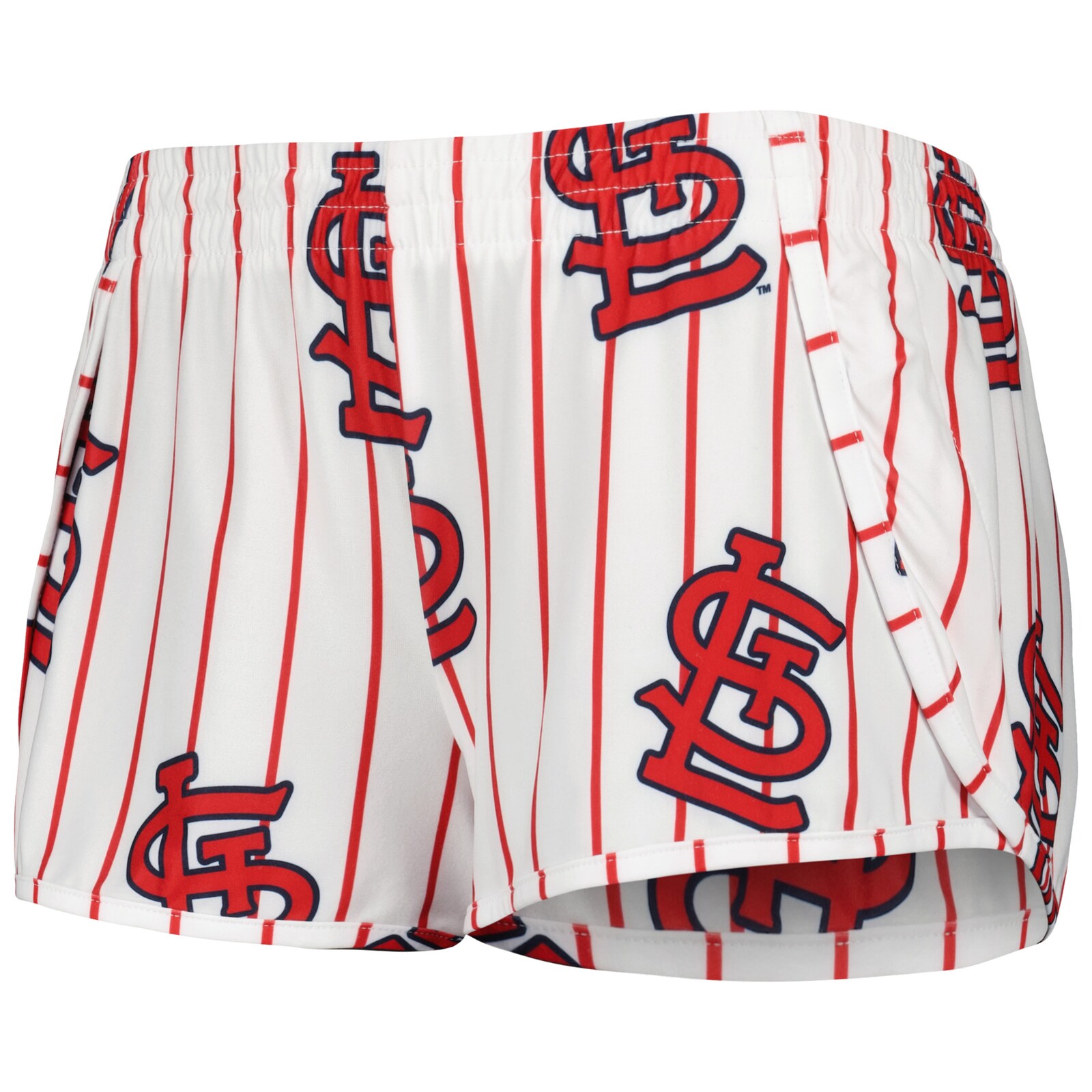 여성용 St. Louis Cardinals Concepts Sport 화이트 Reel 올오버 프린트 탱크톱 & 반바지 수면 세트 상세 이미지 5