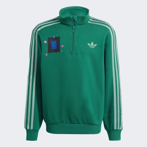ADIDAS MINECRAFT LOOSE HALFZIP CREW Sweatshirt 상세 이미지 4