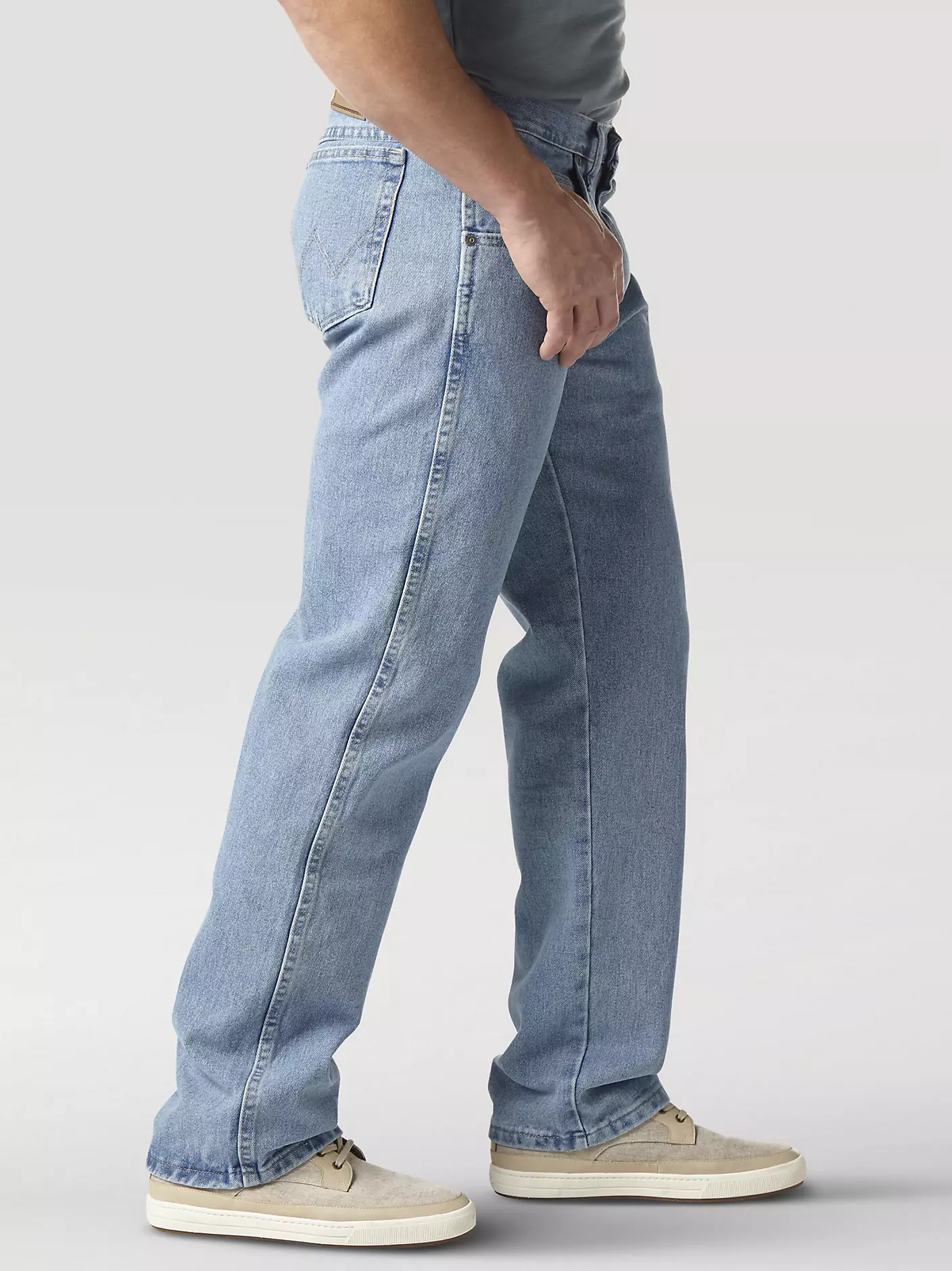 Rugged Wear® 빈티지 인디고 여유 핏 진 상세 이미지 4