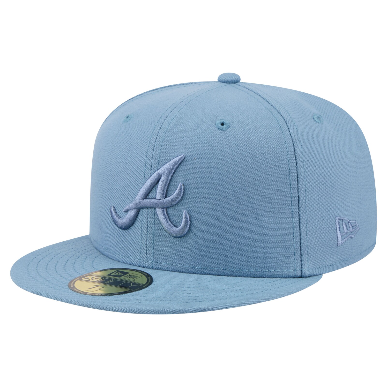 남성용 Atlanta Braves New Era 블루 컬러 팩 59FIFTY 피티드 모자