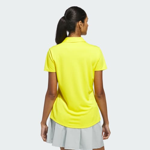 Women's Solid Performance Short Sleeve Polo Shirt 상세 이미지 2